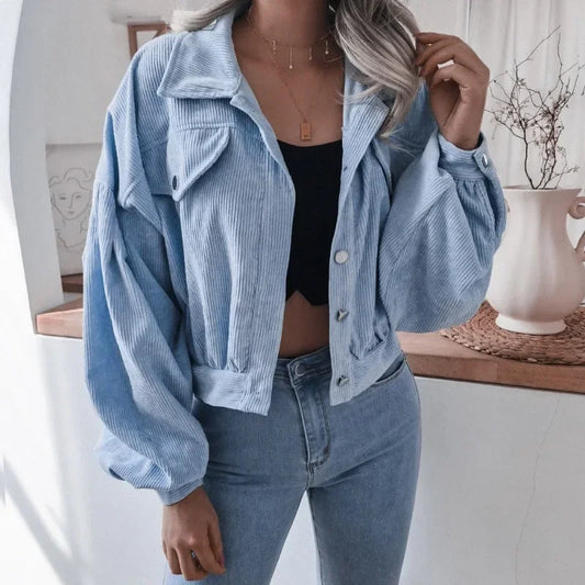 New Urban Casual Lantern Sleeve Jacket