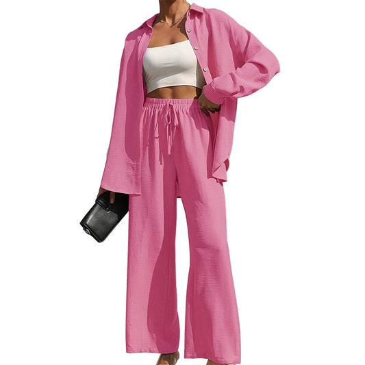 Blouse Top & Trouser Set